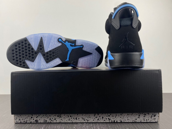 air jordan 6 retro “university blue” mens 384664-006